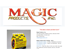 Tablet Screenshot of magicproducts.com